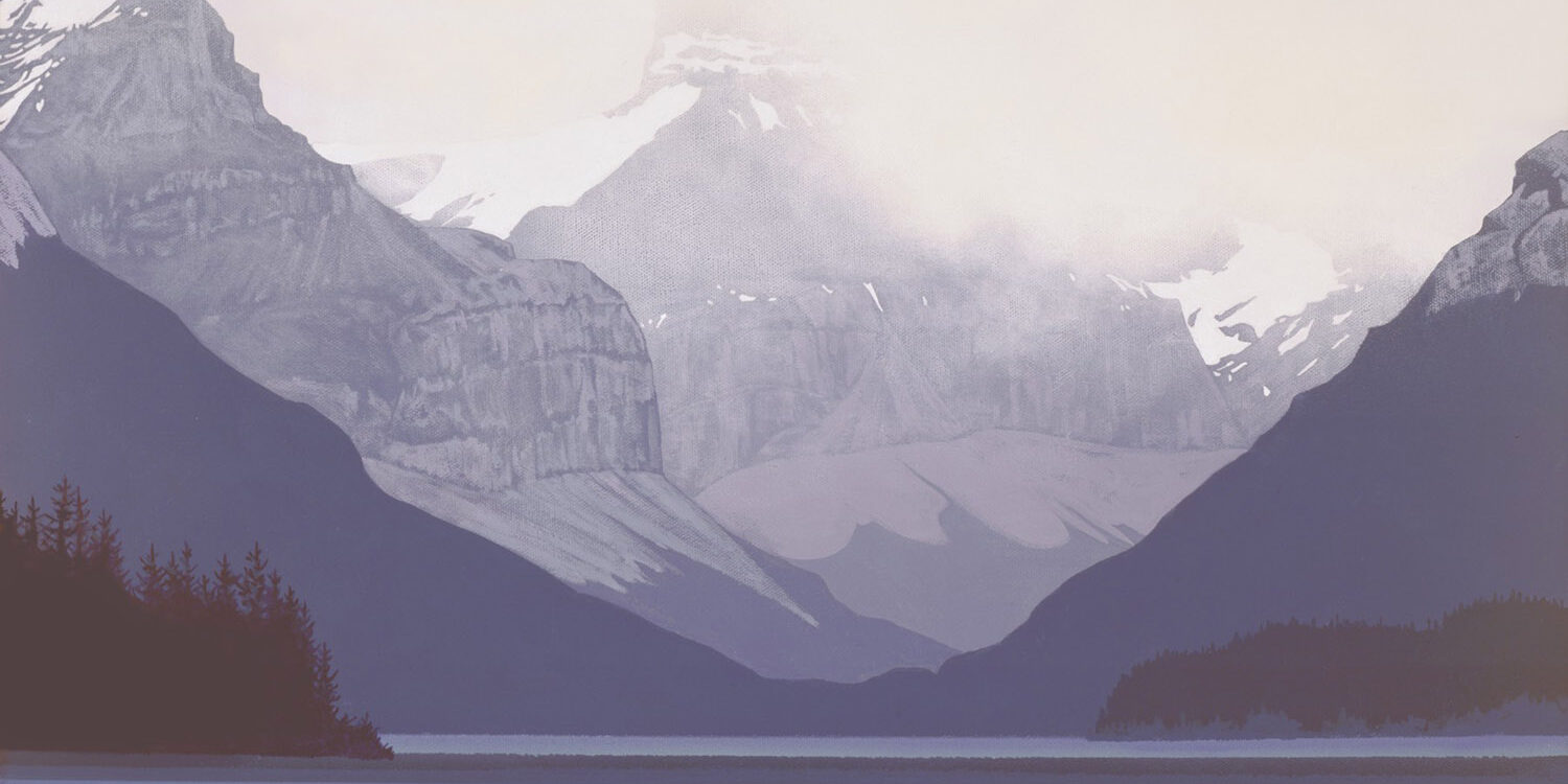 Leyda Campbell – Storm, Maligne Lake Storm Maligne Lake by Leyda Campbell