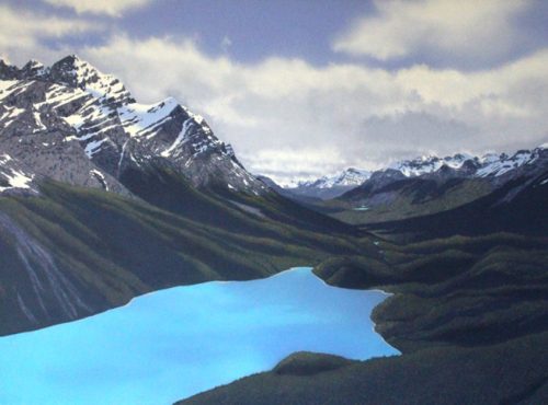 Peyto Lake Original Painting