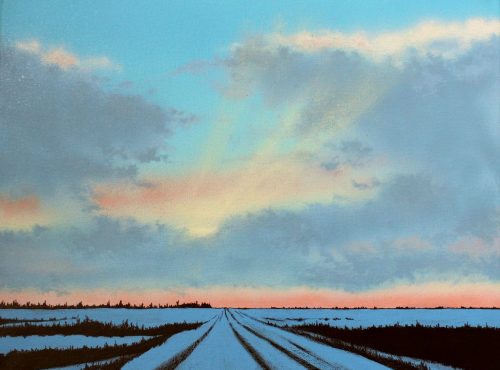 Sunset and Sunrays Original Painting